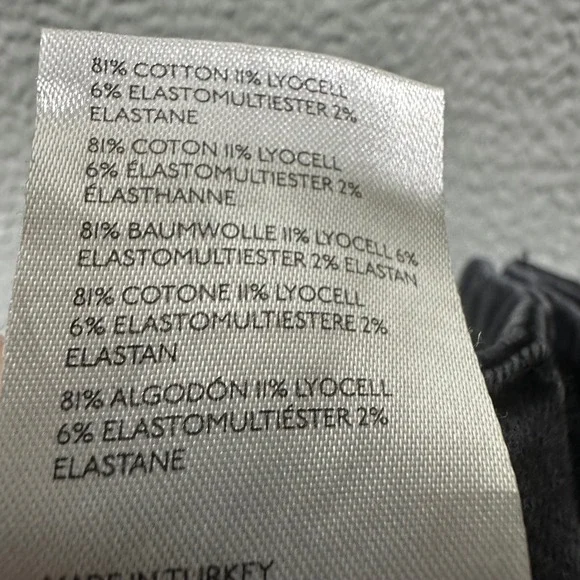 Maeve Anthropologie The Colette Wide Leg Pants Black Cropped High Rise Size 29 - Picture 5 of 11